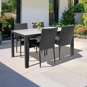 Set záhradného nábytku VIKING L + 4x PARIS