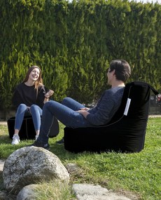 Sedací vak Edmund (Čierna). Vlastná spoľahlivá doprava až k Vám domov. 1073182