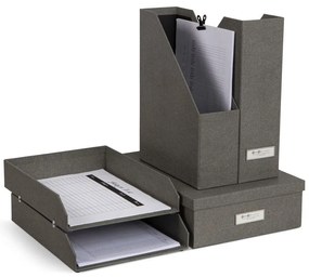 Kartónové organizéry na dokumenty v súprave 5 ks Holger – Bigso Box of Sweden