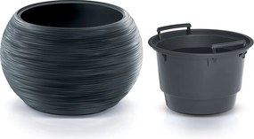 Kvetináč FUSU VI svetlo šedý