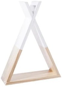 Atmosphera Créateur d'intérieur Detská nástenná polica teepee z borovicového dreva Atmosphera Tipi