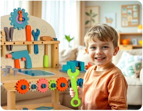 Drevená dielňa s náradím RK-876 Ricokids