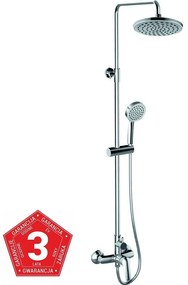 Xena Sprchový systém s funkciou dažďovej sprchy s batériou