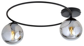 Stropné svietidlo SOPRA 2xE14/10W/230V čierna