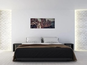 Obraz - Vikingský bojovník (120x50 cm)