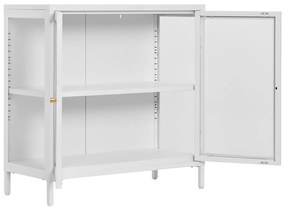 Biela kovová vitrína 80x80 cm Dalby – House Nordic