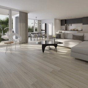 Beauflor, AKCIA: 50x500 cm PVC podlaha - lino Texalino Supreme 991 L Pristine Oak - dub, šíře, hnedá, filc, chodba / predsieň