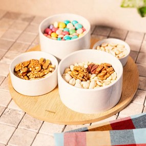 Sada servírovacích misiek YIFAN biela 874524