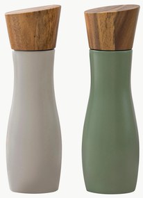 Soľnička a korenička's vrchnákmi z akáciového dreva Essentials, 2 ks