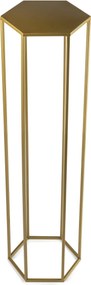 STOJAN NA KVETINÁČ HEXA 100X24X28 CM ZLATÁ