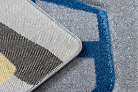 Dywany Łuszczów, Detský kusový koberec Petit Toys cars grey, 120x170, šedá, detská izba