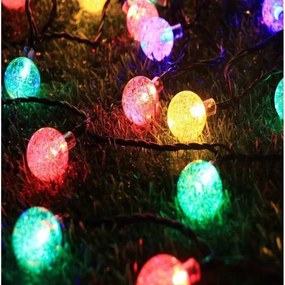 Záhradná 40 LED girlanda 7m farebná