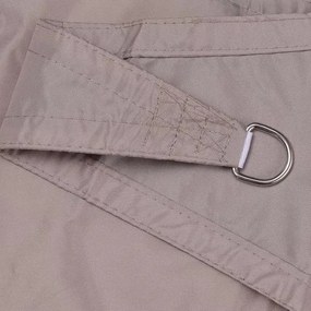 Tieniaca plachta celta trojuholník 5x5x5m 200g/m hnedá taupe