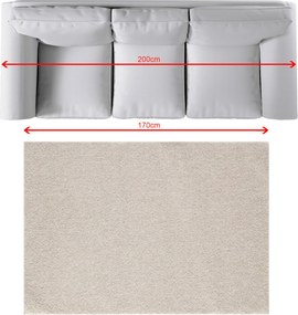 Koberec Solaro linen grey 120x170 cm