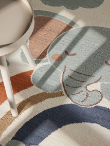 Hanse Home, Detský koberec Adventures 106430 Cream Multicolor, 200x290, viacfarebná, detská izba