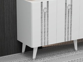 Skrinka Pometu (biela + strieborná) . Vlastná spoľahlivá doprava až k Vám domov. 1093456