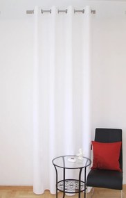 Elegantné hotové závesy do izby bielej farby