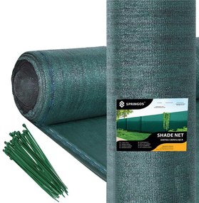 Tieniaca sieť 1,2x50 m 140g/m2 SPRINGOS SN0029 - zelená