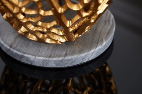 Stolná lampa Leaf 45cm zlatý RÁM