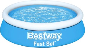 Bestway Fast Set Nafukovací bazén okrúhly 183x51 cm modrý