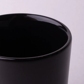 Šálka bez uška čierna 300 ml - Flow - 453120