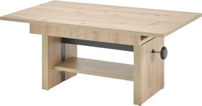 XXXLutz KONFERENČNÝ STOLÍK, dub artisan, kompozitné drevo, 110-150/65/48-63 cm MID.YOU - Stolíky do obývačky - 000572044201