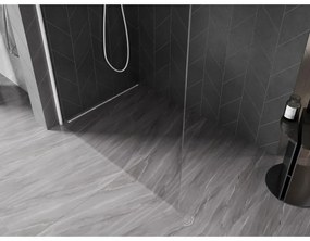 Mexen, Mexen Kioto-X L sprchová stena 70 x 200 cm, priehľadná 10 mm, biela - 800-070-107-20-00-X