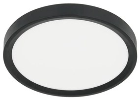 LED Stropné svietidlo MAQ LED/18W/230V 3000/4000/6500K IP40 čierna