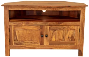 furniture-nabytek.cz - Rohový tv stolík z dreva palisander 110x70x50
