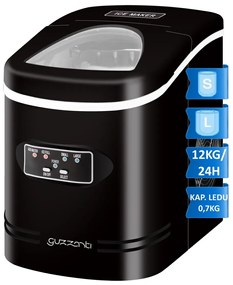 Guzzanti GZ 122 výrobník ľadu, čierna