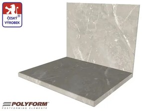 Kuchynská pracovná doska MYRIADE BLACK/MRAMOR ITALIA 10x640x4100 mm