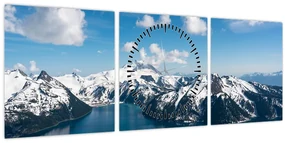 Obraz - Garibaldi Park (s hodinami) (90x30 cm)