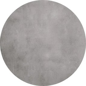 Obsession, Kusový koberec Cha Cha 535 silver kruh, 80x80 (priemer) kruh, šedá, obývacia izba