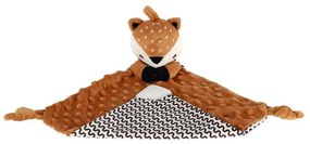 Usínačik babyted Srnček, hryzátko, hrkálka plyš 25 x 25cm, hnedá