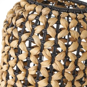 Čierna prírodná stolová lampa (výška 30 cm) – Casa Selección