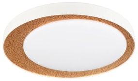 Bielo-svetlohnedé LED stropné svietidlo ø 45 cm Aleta – Trio