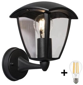 Brilagi -  LED Vonkajšie nástenné svietidlo LUNA 1xE27/60W/230V IP44 GD-LUNAWU-00