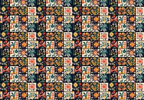Fototapeta - Farebné dlaždice (147x102 cm)