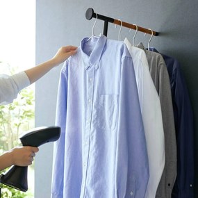 Čierny kovový nástenný vešiak 38,5 cm Tower – YAMAZAKI