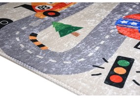 Slonovinový prateľný detský hrací koberec 120x180 cm Race Time – Vitaus