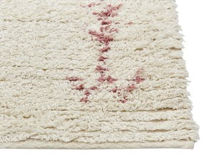 Bavlnený koberec 140 x 200 cm béžový BETTIAH Beliani