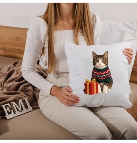 Vianočný vankúš Meow 40x40 cm EMI