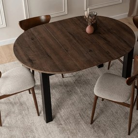 PROXIMA.store - Okrúhly rozkladací stôl HARRY FARBA: dub craft