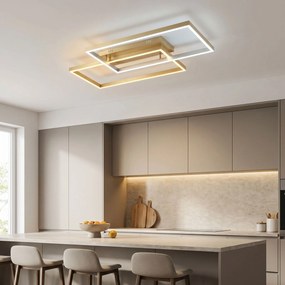 Toolight Toolight, LED stropné svietidlo, 80cm, 50W, 4000K, 4000lm, SWE060-C, zlatá matná, OSW-20160