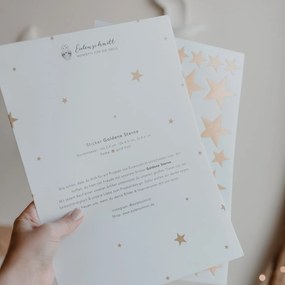 Eulenschnitt Samolepky na stenu Star Gold 30 ks