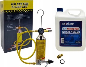 Súprava na čistenie klimatizačného systému s oplachovacou tekutinou 5L