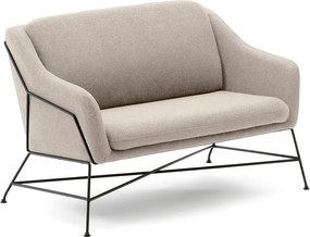 Béžová pohovka 128 cm Brida – Kave Home