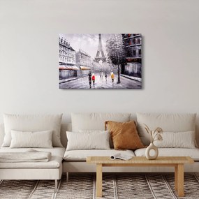 Obraz - Olejomaľba, Paríž (90x60 cm)