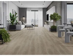 Mexen Parkland, vinylová podlaha 1240x182 mm SPC 6,5 mm, IXPE 1,5 mm, 4-stranná V-drážka, dub, F1024-1240-182-505-4V1-01