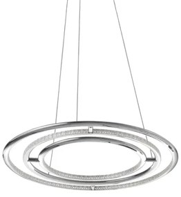 LED luster Livorno 60 Chrome